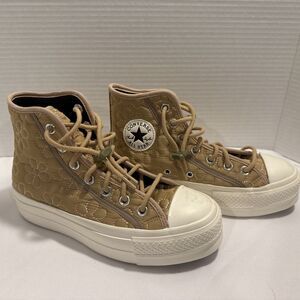 Converse Ctas Women's Chuck Taylor All Star Lift Hi A08721C Epic Dune Size 5